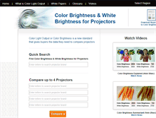 Tablet Screenshot of colorlightoutput.com